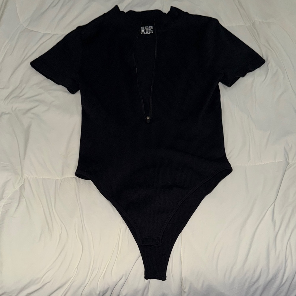 QQQ Women’s Zip-up Bodysuit